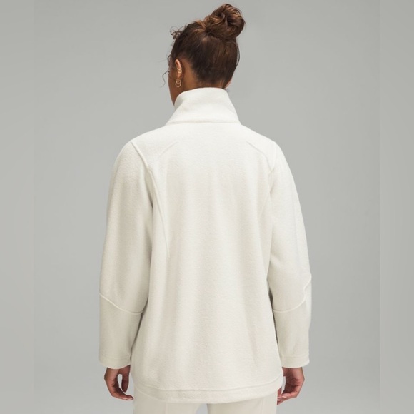 Lululemon Looped Terry Fleece Full Zip | Bone - Picture 4 of 8